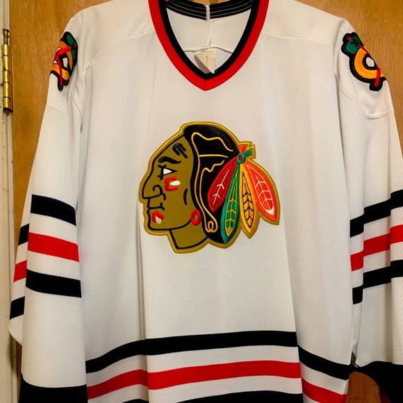 CHICHAGO BLACKHAWKS CCM JERSEY - Picture 1 of 5